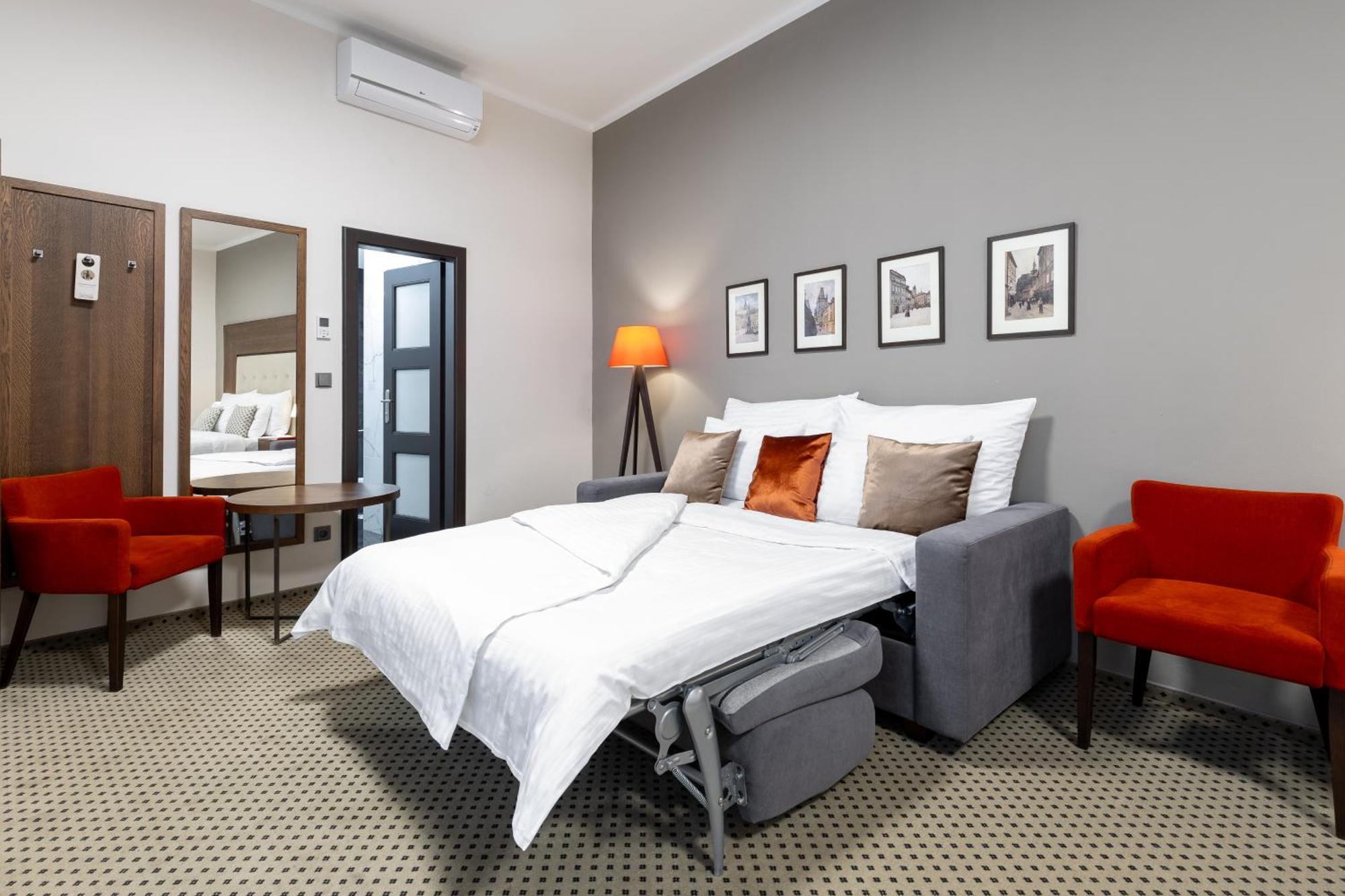 Hotel Ikona Prag Zimmer foto