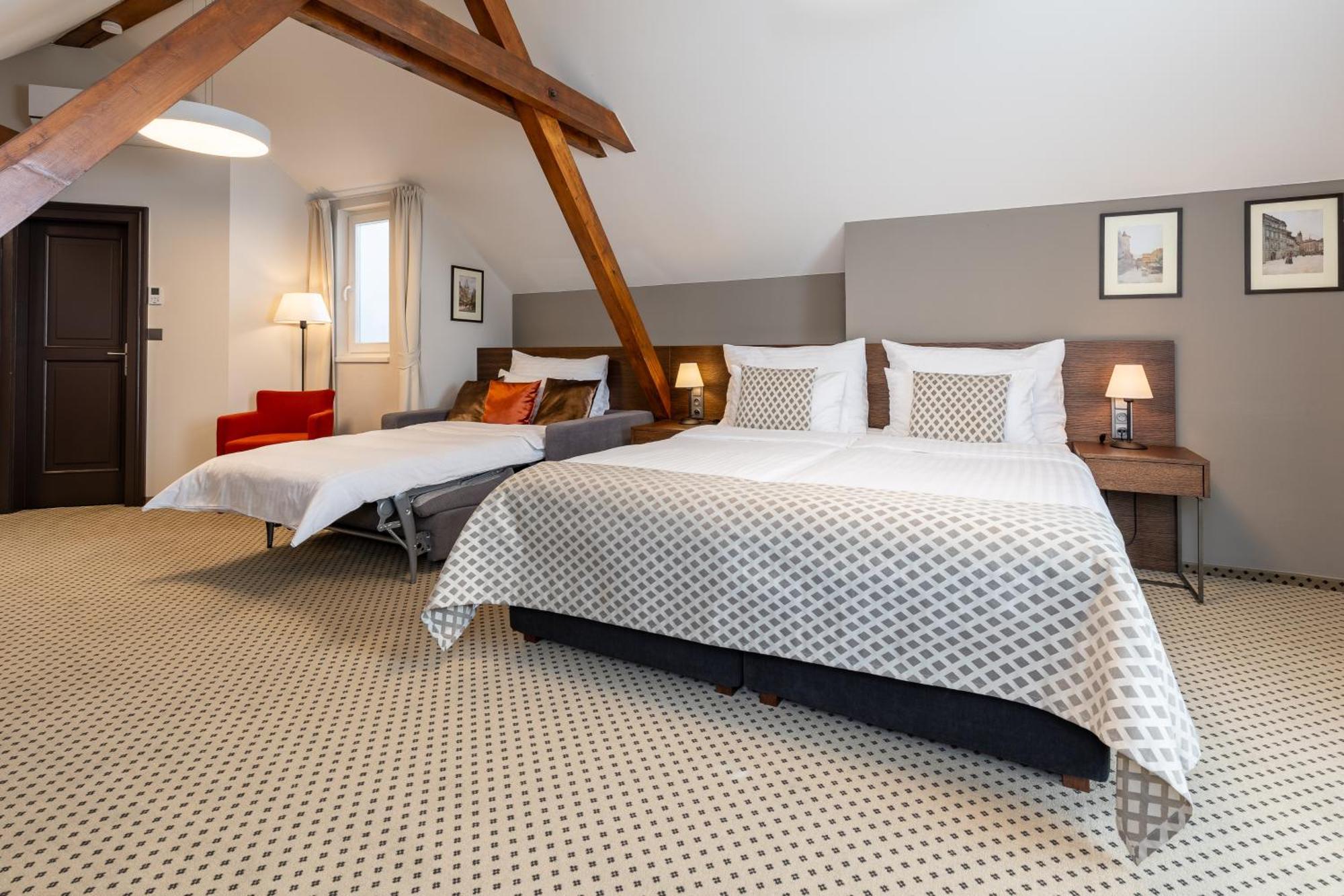 Hotel Ikona Prag Zimmer foto
